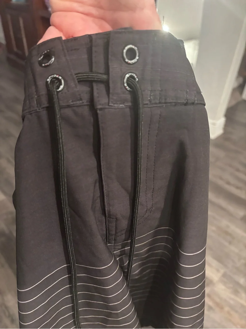 Spyder Black Swim/Board Shorts‎ with White Accents